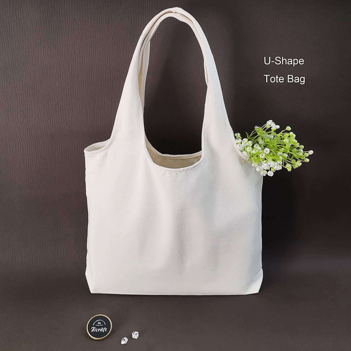 U-Shape Canvas Tote Bag 